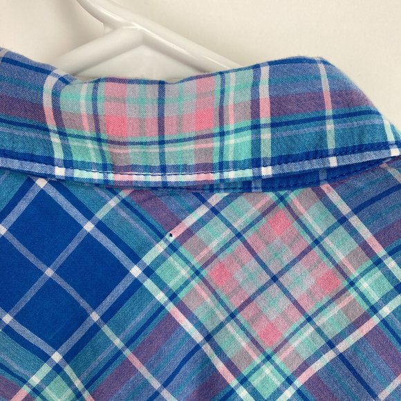 J. Crew Factory The Perfect Shirt Plaid Shirt S - Picture 9 of 10